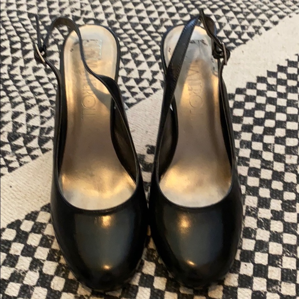 Via neroli Leather heels 8
